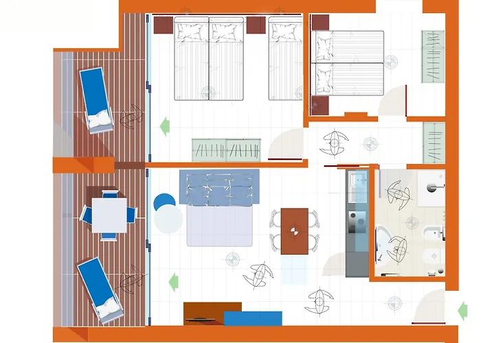 Residenza Turistica Alberghiera Blue Marine Ξενοδοχείο με διαμερίσματα Μπιμπιόνε